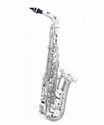 China Professional Educational Alto Saxophone With Belt With Silver Plated Mouthpiece for sale