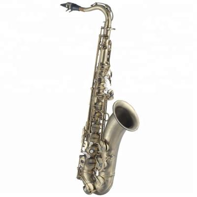 China Factory Direct Selling Educational Professional Bb High F Key Sax Antique Tenor Saxophone for sale