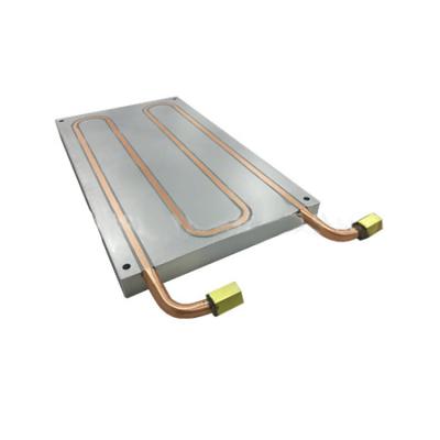 China Water cooling aluminum radiator with copper pipe for sale