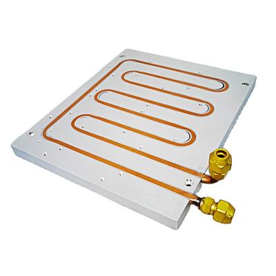 China Aluminum IGBT Hot Water Cooling Plate Cold Plate Refrigeration Radiator for sale