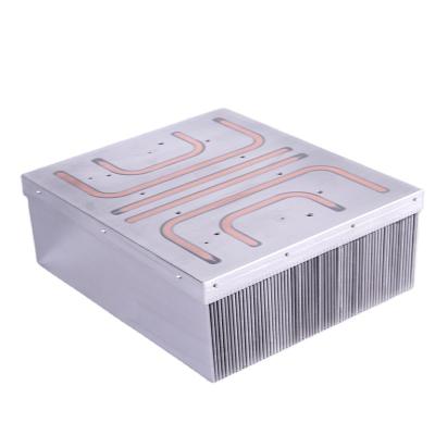 China Aluminum Custom Design Skived / Bonding Fin Copper Pipe Radiator for sale