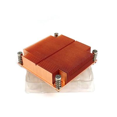 China Aluminum Copper Skived Fin CPU Heatsink For Computer CPU for sale