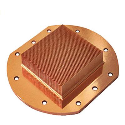 China Aluminum Customized Copper Skived Aluminum Fin Heat Sink Extruded Heatsink for sale