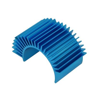 China RC Products Aluminum Blue Aluminum Electric Motor Radiator For Cooling 540/550 8040 Motors for sale