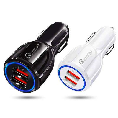 China Factory Wholesale 2020 Practical And Convenient Usb Car Charger Shenzhen New Arrival For Apple Iphone 11/6/7/8 Mobile Phone QC 3.0 Usb Charger for sale