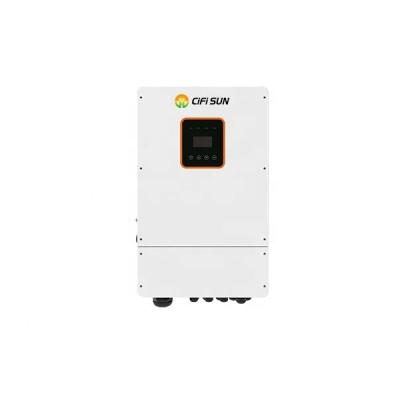 China CiFi Sun 10kva 10kw 48vdc 220vac 500vdc solar power system PV input hybrid solar inverter with 160a mppt charge controller for sale