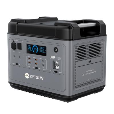 China Home Portable Solar Power Station Generator 1000w Inverter Lithium Battery Portable Power Station for sale