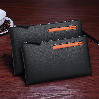 China Luxury Designer Leather Brand Purse Phone RFID WILLIAMPOLO Wallet Fashion Wristbands Men Zipper Personalized Wallets for sale