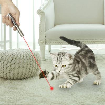 China Toy Buy Laser Tease Cats Infrared Pen Indicator Pet Ray Training USB Viable Charging Ticker for sale