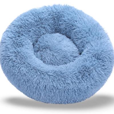 China Waterproof Durable Washable Cushion Pet Products Removable Soft Warm Round Bed For Pets for sale