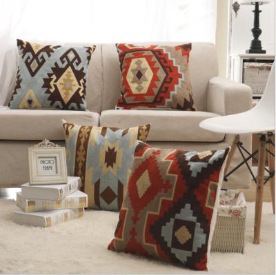 China PORTABLE 3D Printed Nordic Style Waterproof Printed Decorative Cushion Covers Luxury Modern Bedroom Cushion Tile Covers for sale