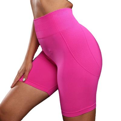 China Breathable Trending Butt Lift Sports Fitness Running Scrunch Women Running Seamless Active Gym Workout Push Up Yoga Shorts for sale