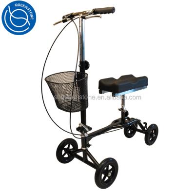 China Wholesale Lightweight Steerable Steel Frame Medical Knee Scooter The Broken Foot for sale