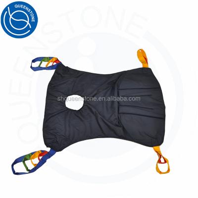 China Patient Elevator Patient Transfer Sling With Commode Hole Style Sling for sale