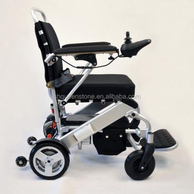 China Self propelled foldable power wheelchair 10inches or 12inches medical equipment older flexible queenstone power wheelchair for sale