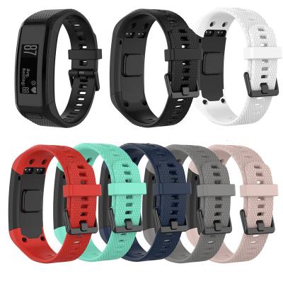 China Durable Hot Selling For Garmin vivosmart Time Watch Bands Replacement Silicone Strap Accessories for sale