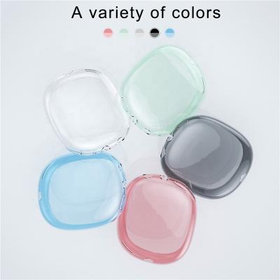 China For Airpods Cover Case Skin Clear Silicone TPU Max Cover Device For AirPods Max Heads Protective Frame Shockproof Fashion Earphone Cases Cover In Stock for sale