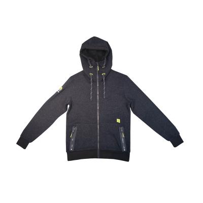 China Sustainable Zipper Hoody High Quality Mens Cotton Polyester Jackets Outerwear for sale