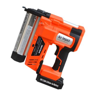 China Industrial Grade 18V 18 Ga Staple Li Battery Cordless Wood Nailer Strong and Powerful for sale