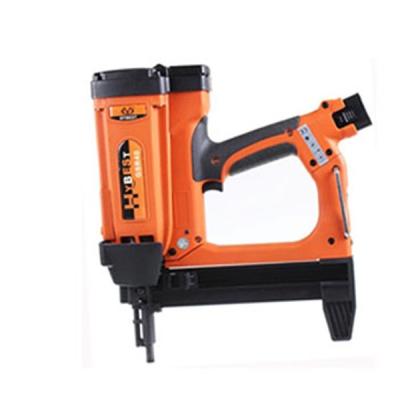 China Customized Support Cordless Gas Nailer Nail Gun for Concrete 800-100 Nails Fuel Cell Life for sale