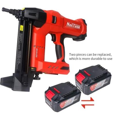 China Nailtask DCCN 100X2 Guns Machine Air Stapler Grade DIY Framing Nailer Battery Nail Gun for sale