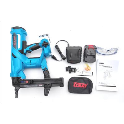 China Strong Concrete Nail Gun Suitable for Concrete Steel TOUA DCCN40A Electric Rechargeable for sale