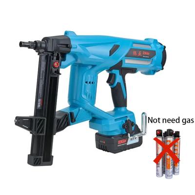 China 30 Capacity DCCN40A Battery Steel Nail Gun for Blue Hydropower Monitoring Project Tools for sale