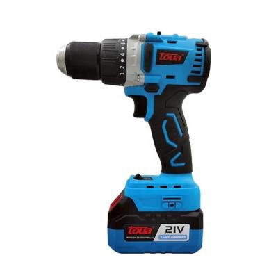 China 110v 220v Cordless Electric Drill with Variable Speed Motor and Brushed Battery for sale