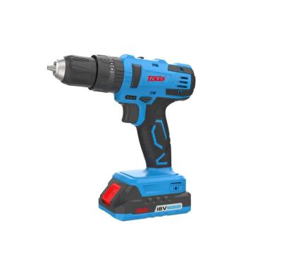 China Industrial Grade 18V Cordless Drill with 2.0Ah Li-Ion Battery Variable Speed Type for sale