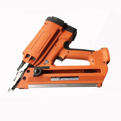 China Angled Cordless Li-ion Finish Nailer with 1200 Nails Fuel Rod Life for sale