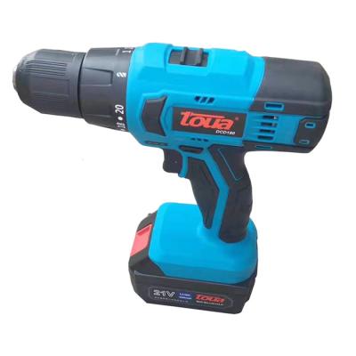 China Toua Cordless DCD 180 4000mAh 21V Hand Impact Drill Industrial Grade Power Hand Drill for sale