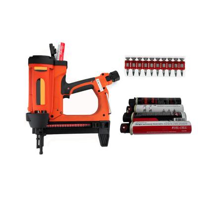 China 5/8in Min Nail Length Concrete Cement Doors Windows Nailer Gas Shooting Nail Gun 3.7kg for sale