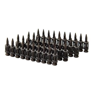 China Large Stock High Strength Black Gas Nail with Flat Head Style and 60 Steel for sale