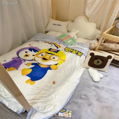 China Interesting Price Kids Cartoon Nordic Summer Good Quality Quilt Printed Color Quilt for sale