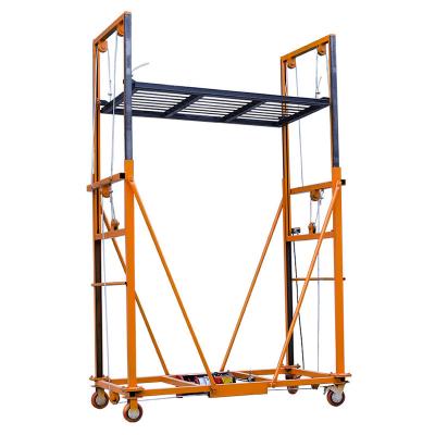 China Industrial 500kg Adjustable Automatic Portable Electric Scaffold 2-6m Lift Platform Safety Elevator for sale