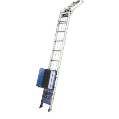 China Folding Ladders Cheaper Alum Ladder Lift Industrial Lift Solar Panel Lifter Ladder to Roof Height 4-19m for sale