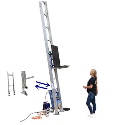 China Folding Ladders Manufacture Electric Ladder Lift Hoist Alum Solar Panel Lifter Ladder 200-250kg for sale