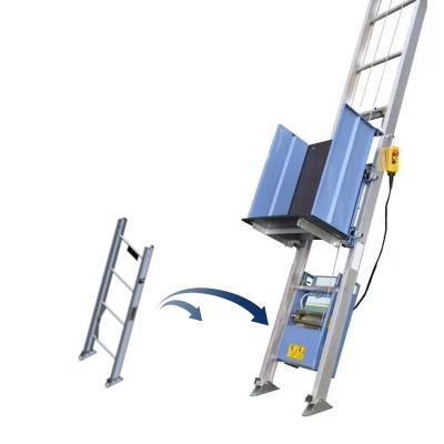 China Folding Ladders Safety and Fast Assembly Hydraulic Electric Alum Ladder Lift Solar Panel Lift for sale