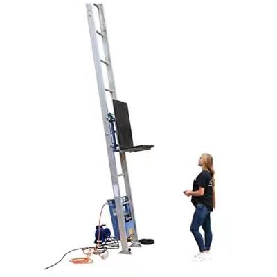 China Durable Custom Alum Electric Ladder Hoist Lift Solar Panel Ladder Lift With Remote Control for sale