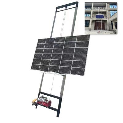 China Durable Safety Solar Panel Ladder Lift Solar PV Modules Installation Ladder Hoist 18m for sale