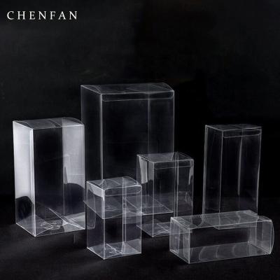 China Eco-Friendly Logo PVC Gift Box PVC Box Packaging Clear Rigid Waterproof Auto Lock Cube PET Acetate Recyclable Custom Plastic PVC Box for sale