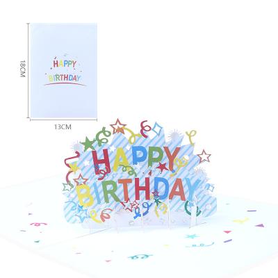 China Wholesale Custom 3D Card Small Three-Dimensional Korean Creative Gift Cake Birthday Card Europe Handmade Cards for sale