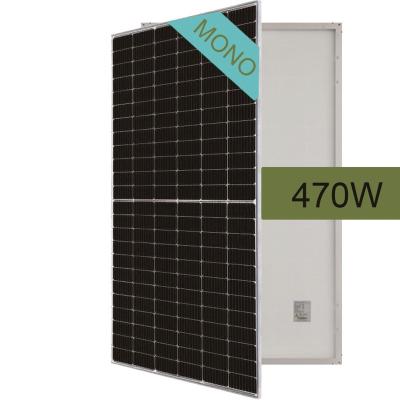 China Mono Solar Power System MBB Half Cut Solar Panel 470W 465W 460W 455W 450W 445W 144 Cells Panel Solar With 25 Years Warranty for sale