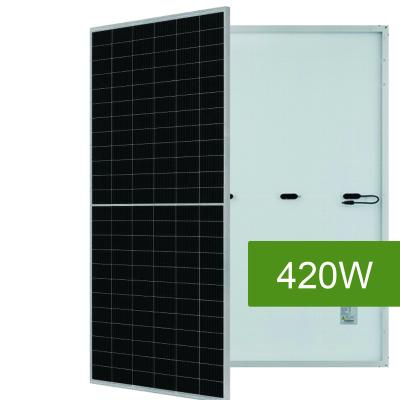 China Mono Solar Power System MBB Half Cut Solar Panel 420W 415W 410W 405W 400W 144 Cells Panel Solar With 25 Years Warranty for sale