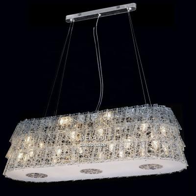 China Traditional Hotel Pendent Light Led Restaurant Lamps Fancy Light Crystal Chandelier Lighting Crystal Chandelier for sale