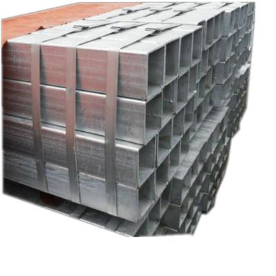 China Structure pipe various caliber dn40 hot dipped galvanized square galvanized iron steel pipes for sale