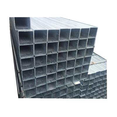 China Structure pipe standard size dn40 hot dipped galvanized square galvanized iron steel pipes for sale