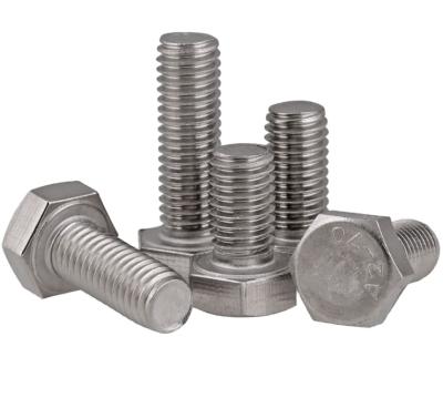 China Hot Sale Stainless Steel DIN933 Hexagon Bolts Screw And Nut for sale