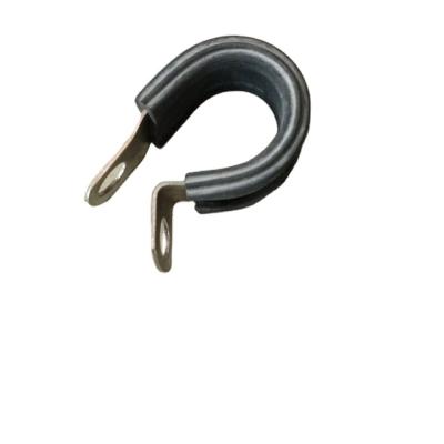 China Pipe Clamps Stainless Steel Rubber P Clips R Pipe Clamps Rubber Types Of Pipeline for sale