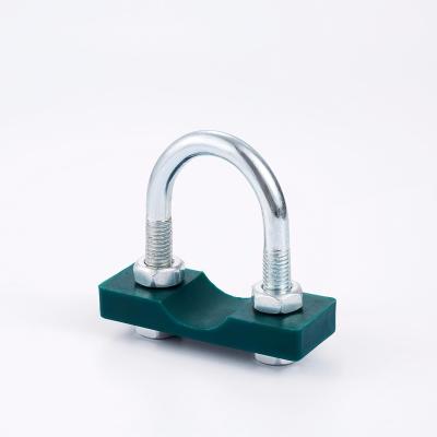 China Hot Sale Metal Stainless Steel U Bracket Clamp U Bolt Pie Flange for sale